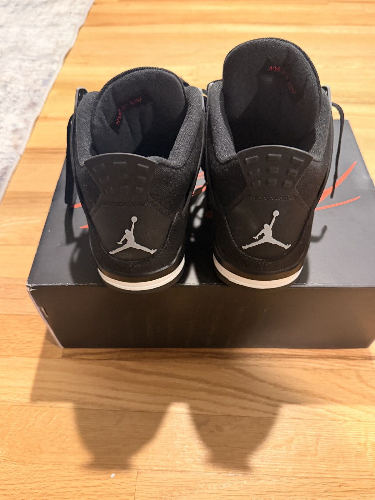 Jordan Brand Air Jordan 4 Retro SE 'Black Canvas' Size US 12 / EU 45 - 2 Thumbnail
