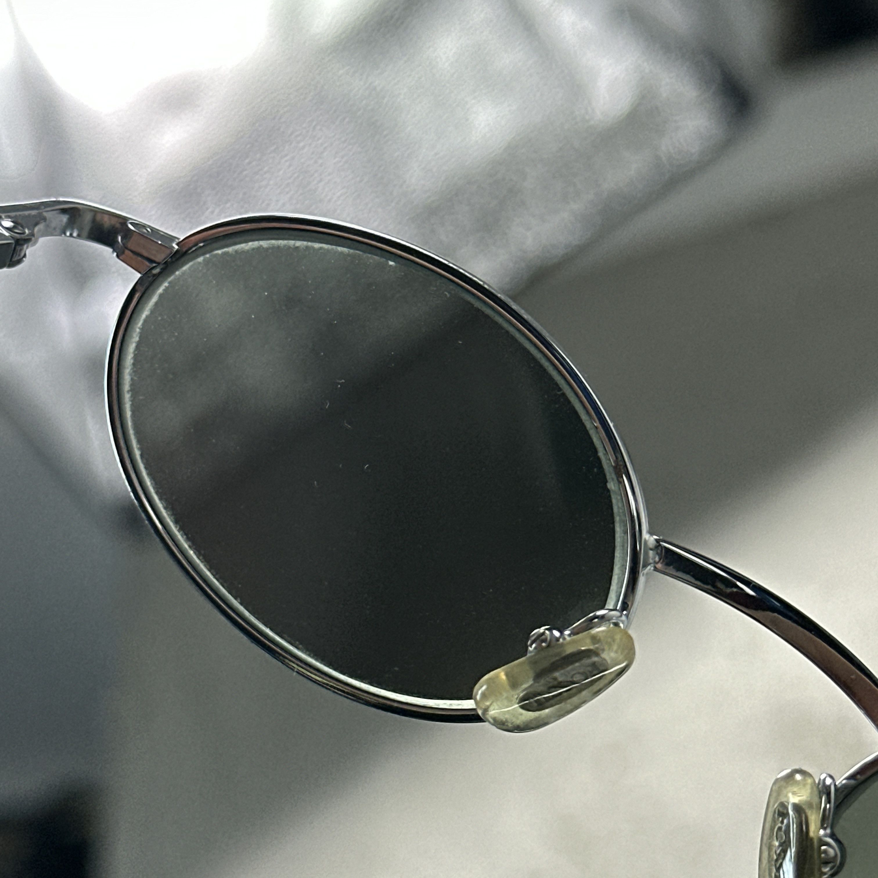 Fossil Vintage Fossil Oval Metal Frame Sunglasses 00s Size ONE SIZE - 8 Thumbnail