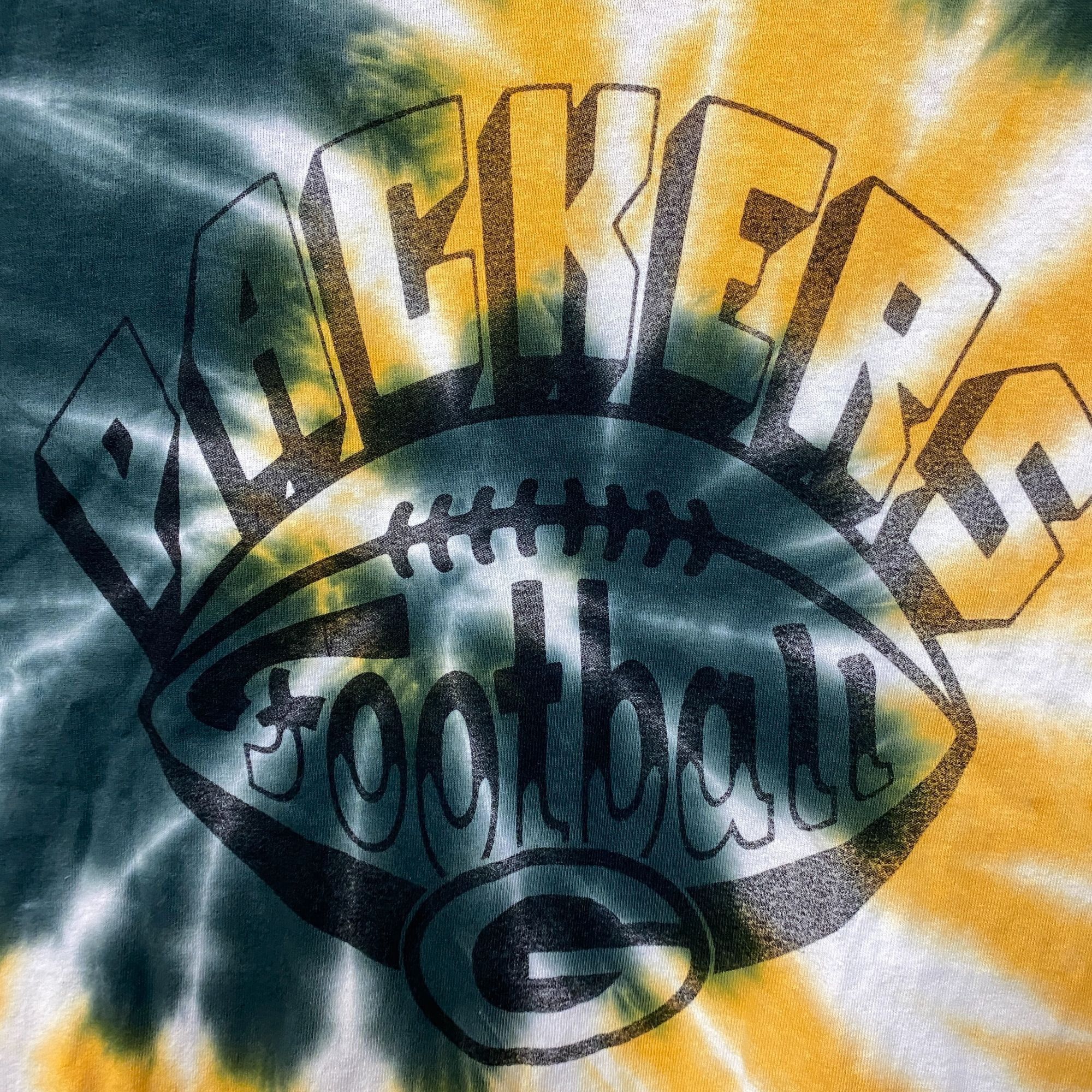 Junk Food Junk Food Clothing NFL Green Bay Packers Football Tie Dye T- Size US XS / EU 42 / 0 - 2 Thumbnail