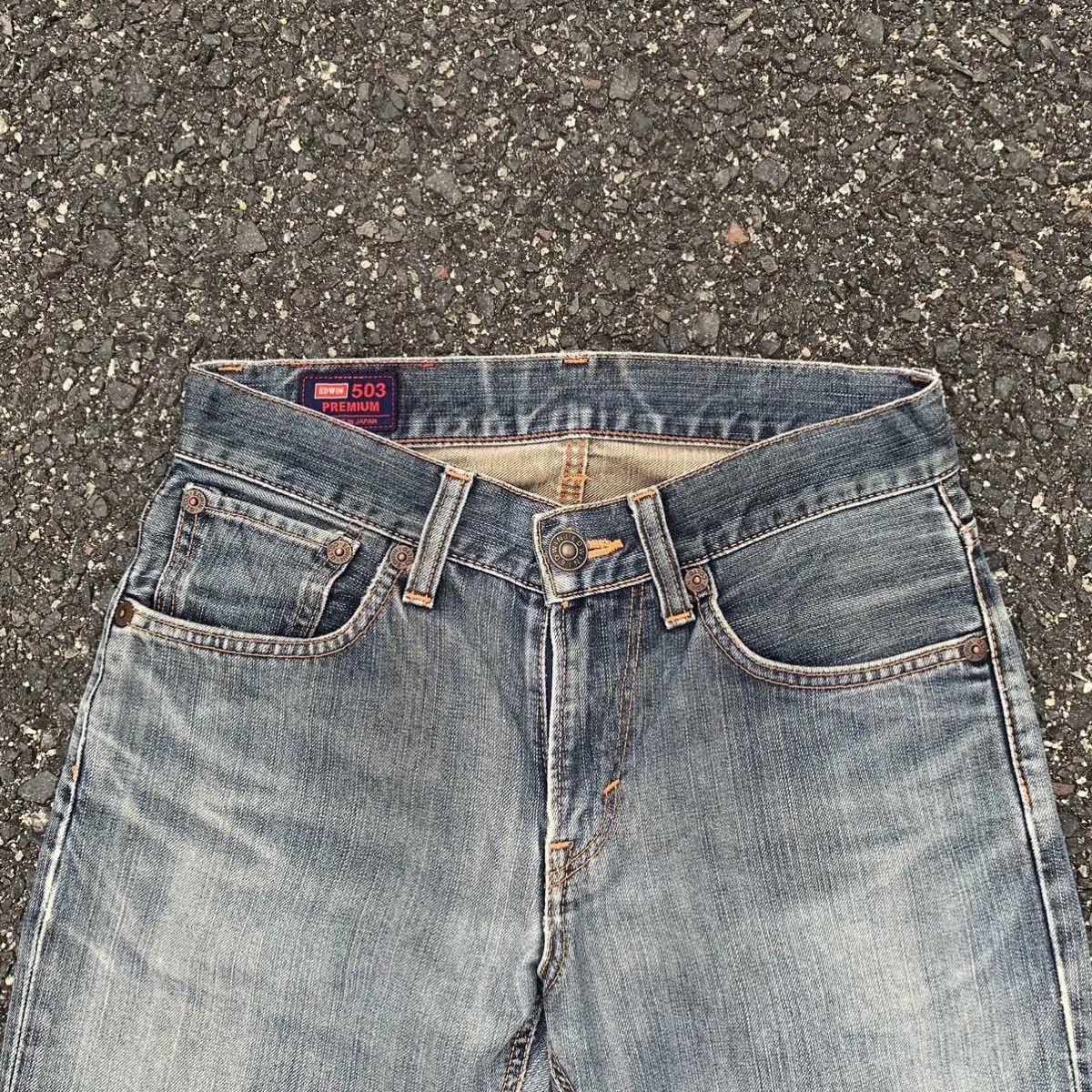 Edwin Vintage Edwin 503 Jeans Earth Tone 28x32 Faded Denim Pants Size US 28 / EU 44 - 2 Thumbnail