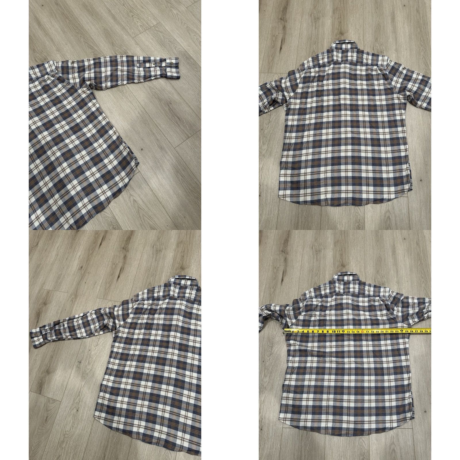 Faherty Faherty Shirt Mens 2XL The All Time Casual Brushed Flannel Autumn Plaid Size US XXL / EU 58 / 5 - 8 Thumbnail