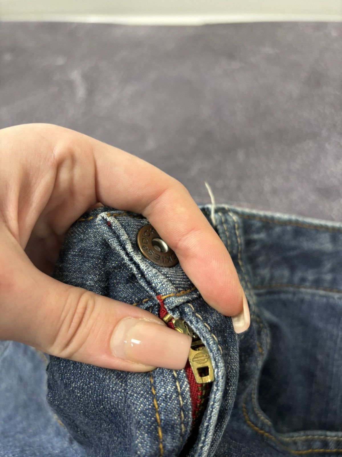 Dickies Vintage Dickies Work Blue Denim American Hype Jeans Size US 30 / EU 46 - 14 Thumbnail