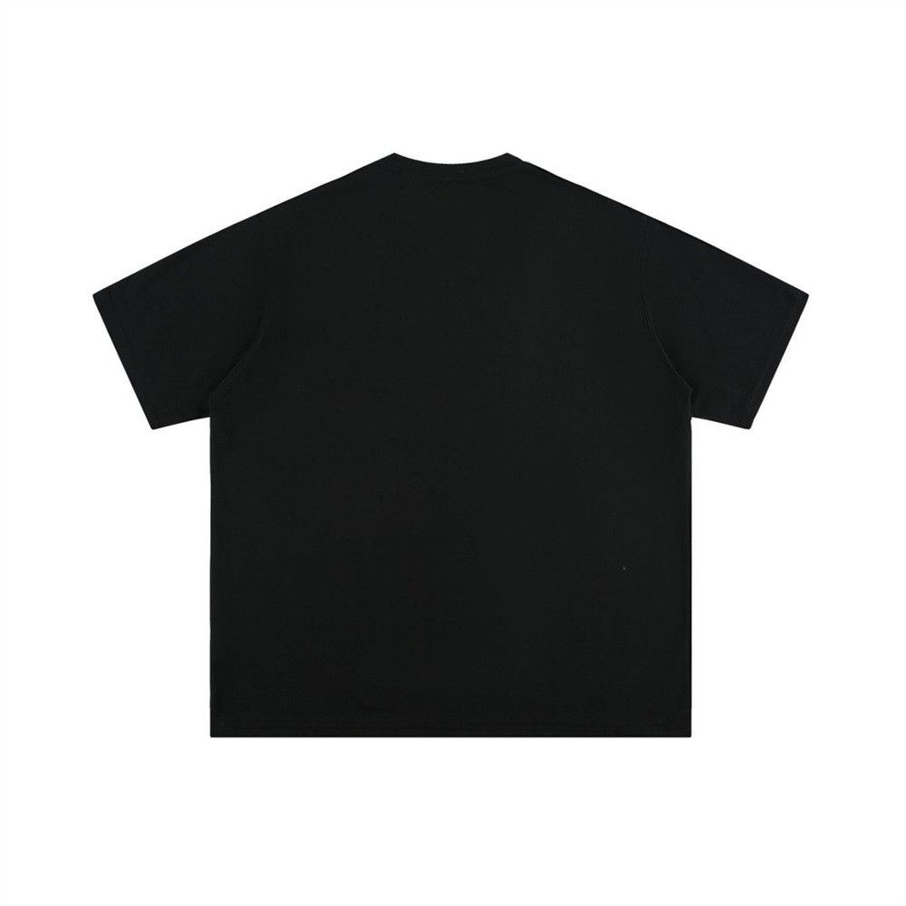 Japanese Brand Men's Loose Short-Sleeve T-Shirt with Heart and Letter Print Size US M / EU 48-50 / 2 - 2 Thumbnail