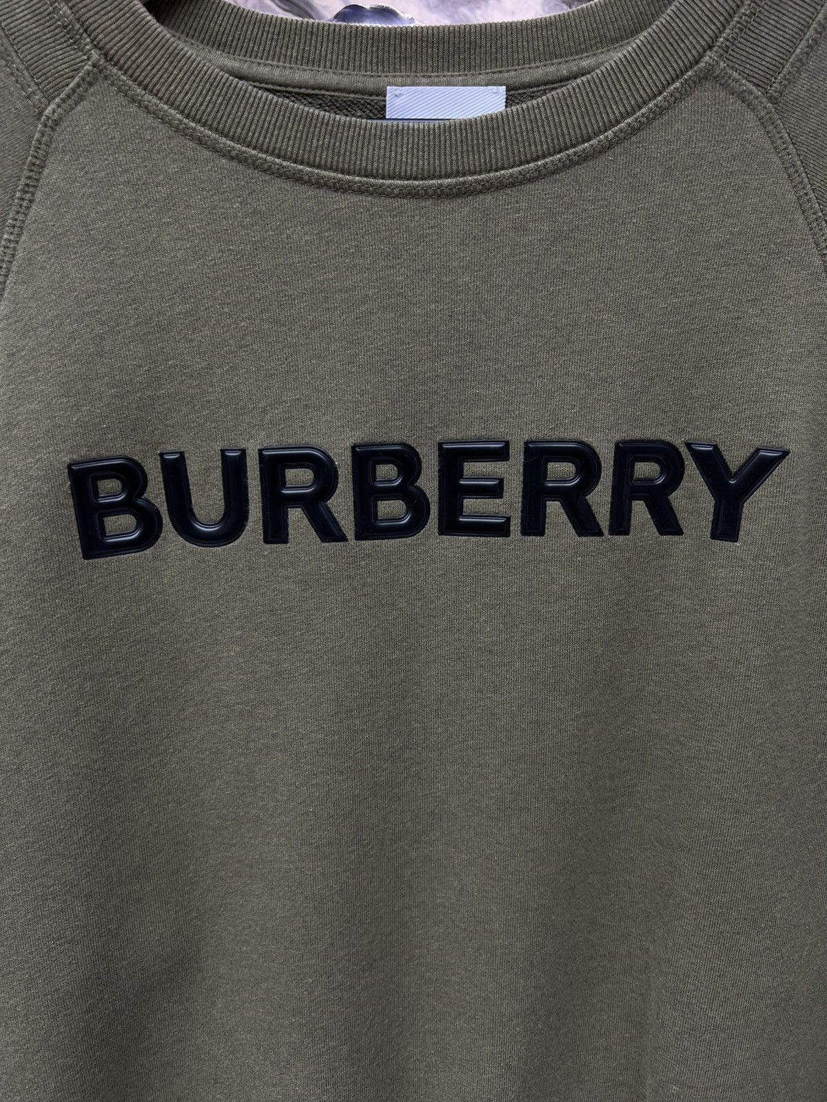 Burberry Burberry Olive Crewneck Size US S / EU 44-46 / 1 - 6 Thumbnail