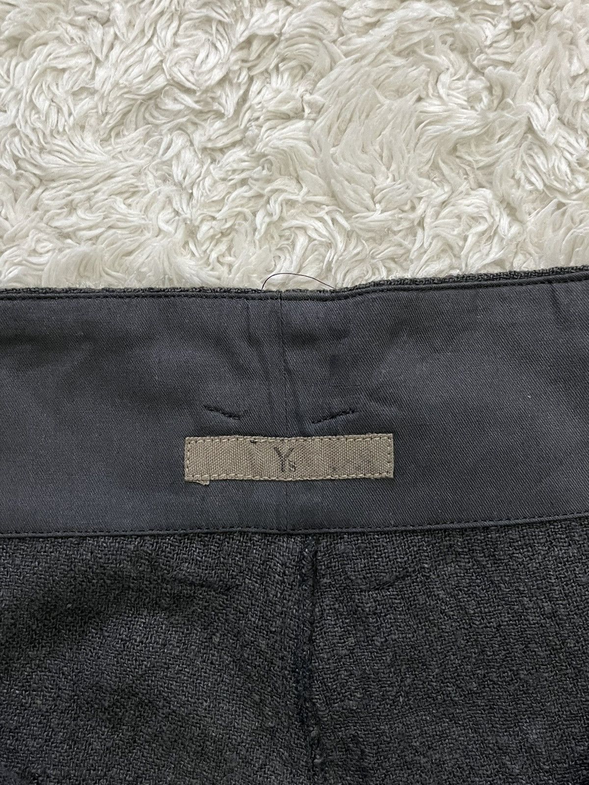 Vintage × Y's × Yohji Yamamoto vintage y's yohji yamamoto high waisted linen pants Size 28" / US 6 / IT 42 - 4 Thumbnail