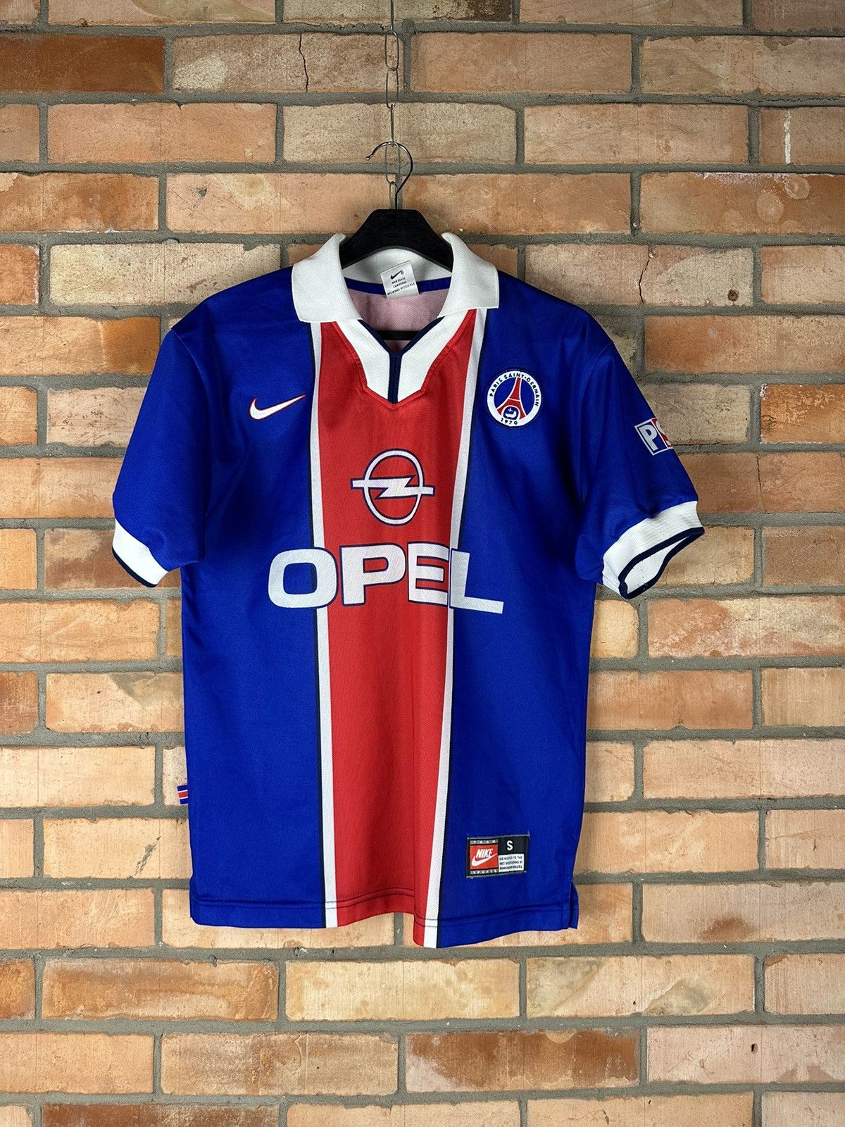 Nike × Soccer Jersey × Vintage Vintage Nike PSG Opel Jersey