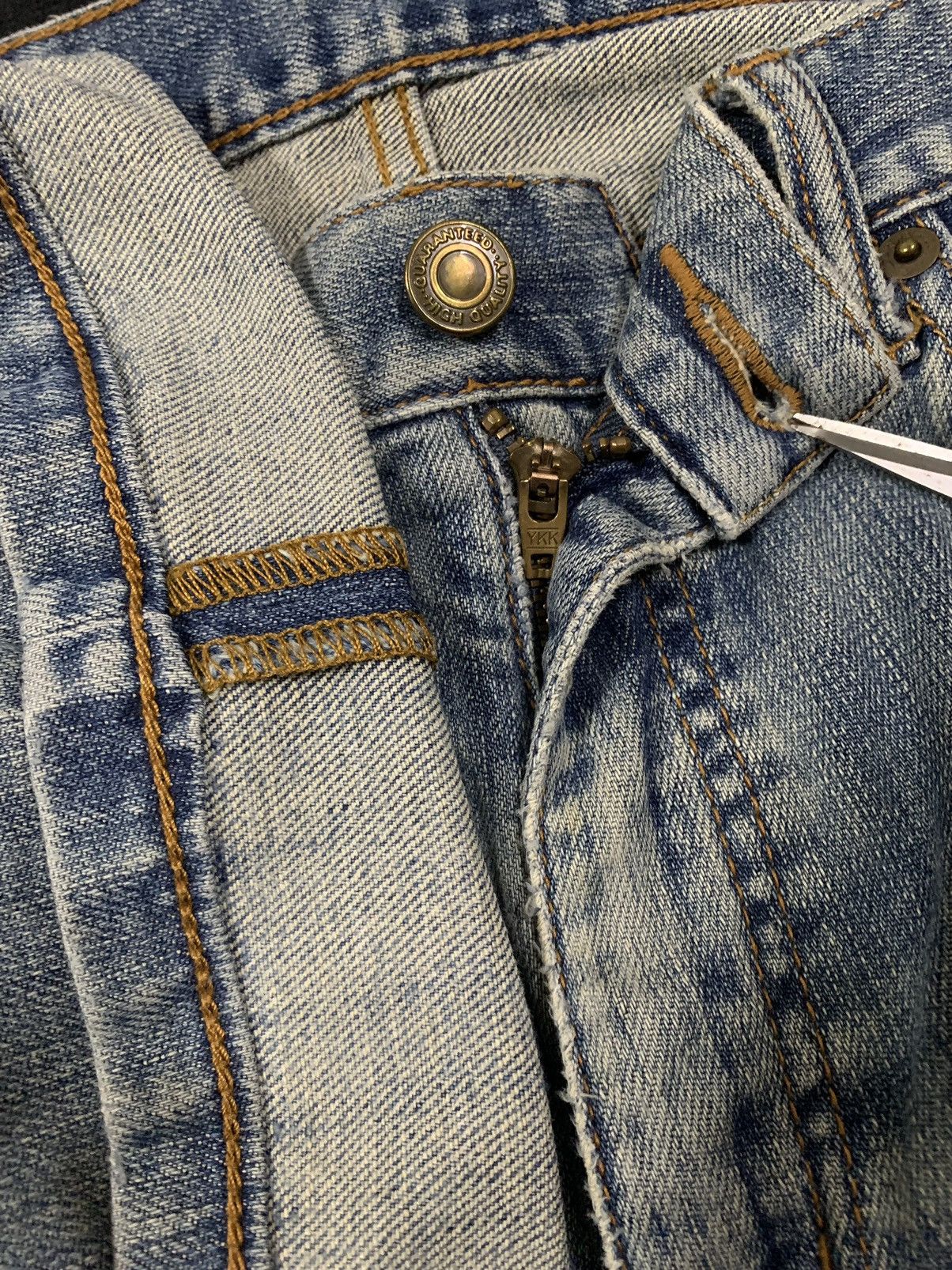 Japanese Brand Vintage Japanese Brand Dirty Mud Wash Loose Distressed Jeans Size US 35 - 4 Thumbnail