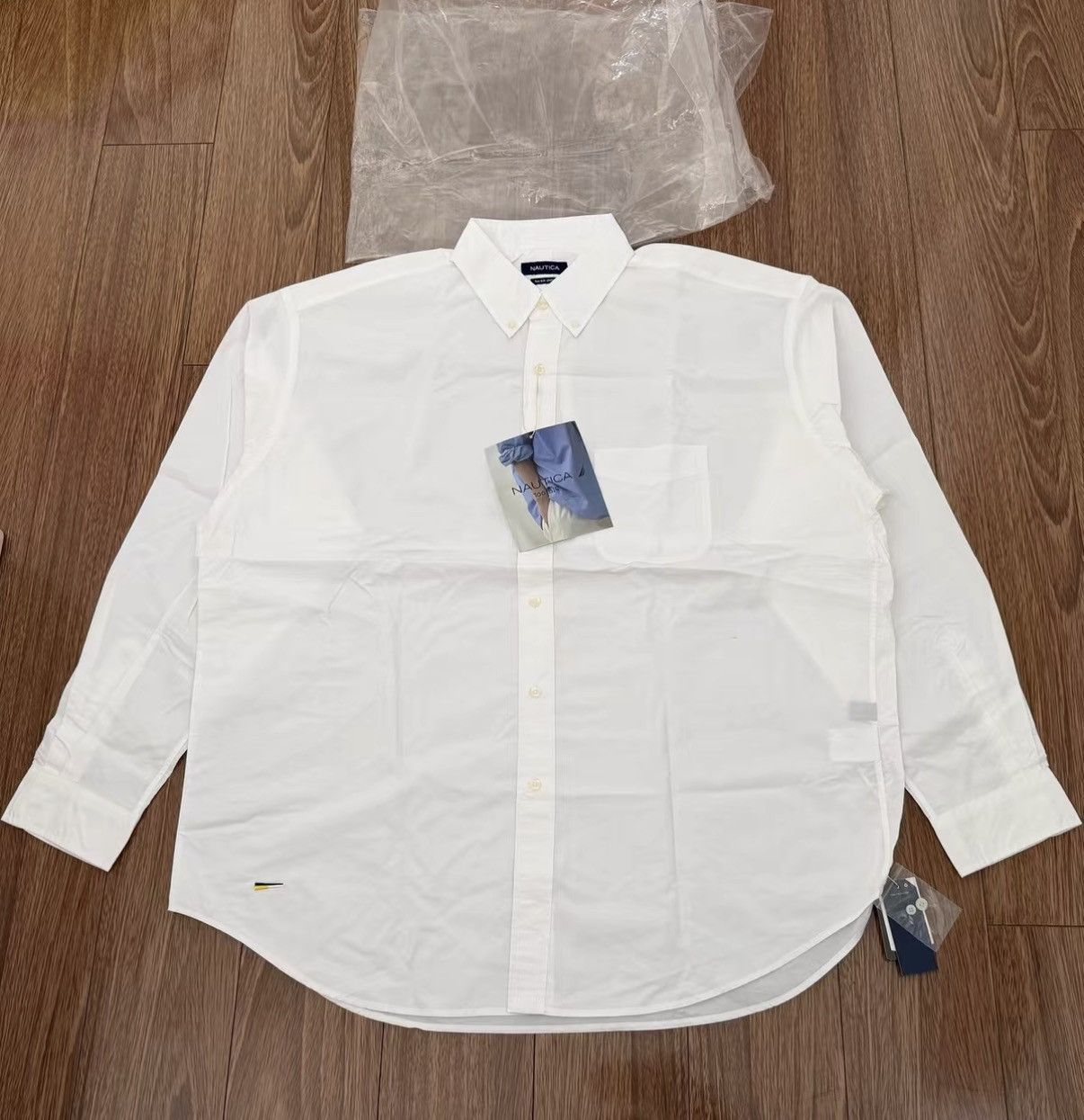 Nautica NAUTICA x FREAK'S STORE TOO BIG BD SHIRT long-sleeve shirt Size US XXL / EU 58 / 5 - 1 Thumbnail