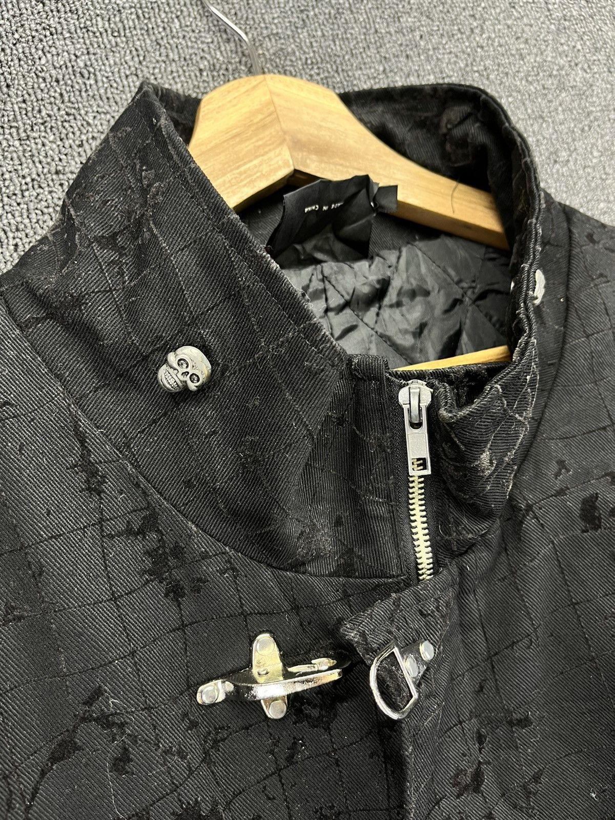 Japanese Brand Vintage Badgers Luxury Punk Style Zip Up Jacket Size US L / EU 52-54 / 3 - 16 Thumbnail