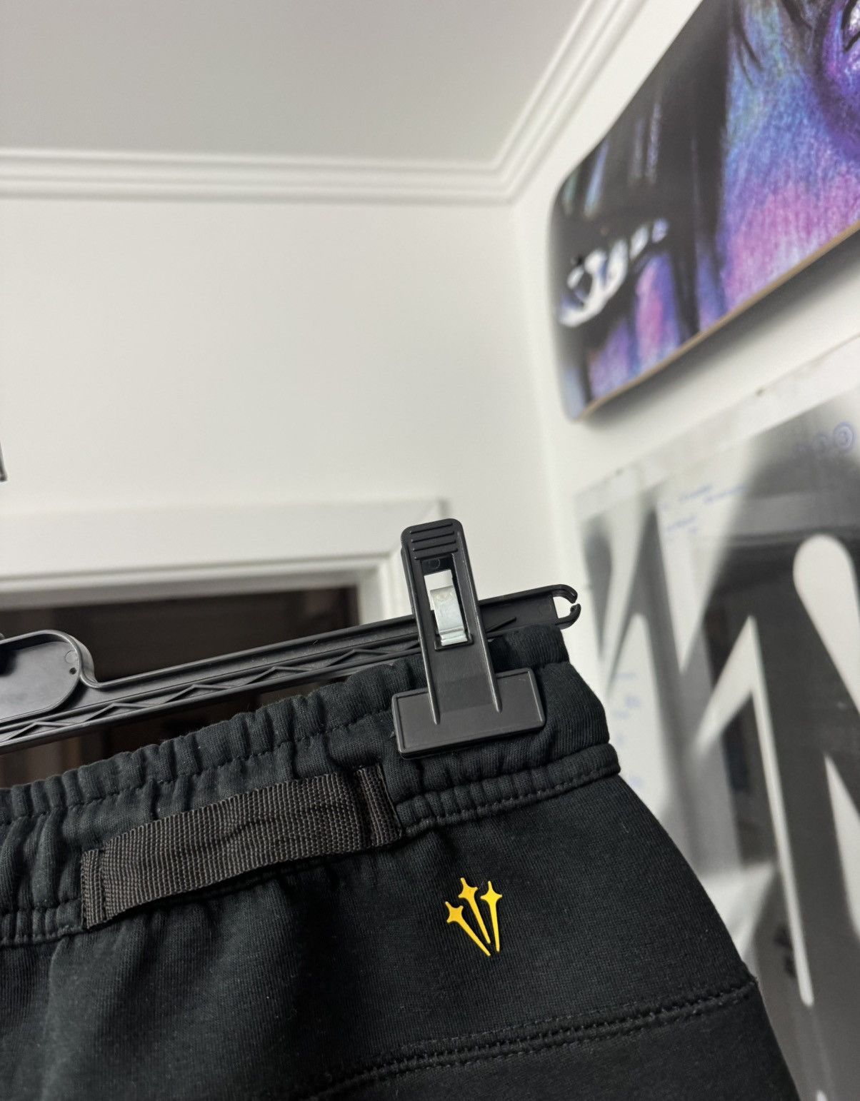 NOCTA × Nike Nike Nocta Sweatpants Black Yellow Drake Joggers Hype Rare Size US 29 - 11 Thumbnail