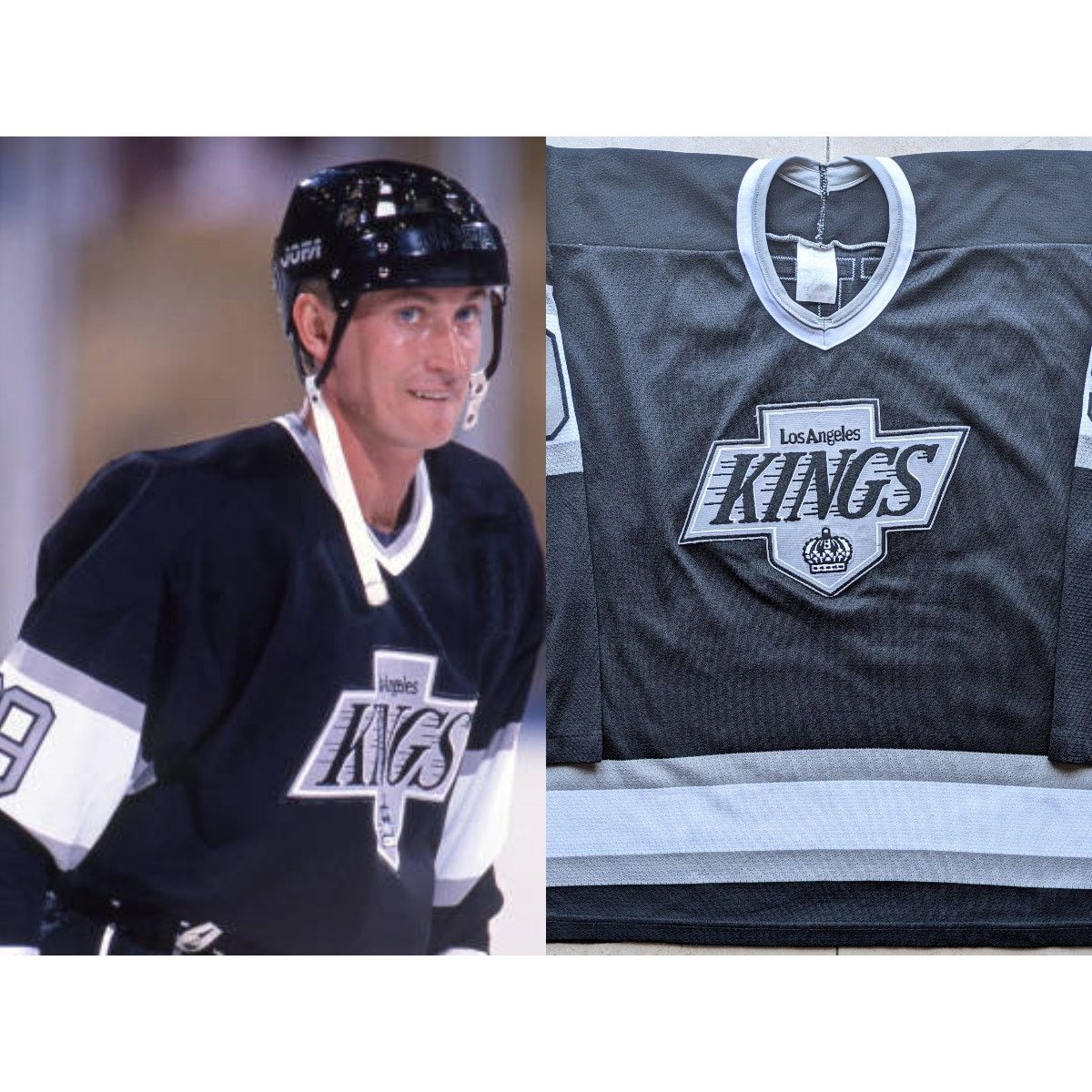Ccm × NHL Wayne GRETZKY 99 LA Kings 90s CCM jersey L black hockey vtg Size US L / EU 52-54 / 3 - 1 Thumbnail