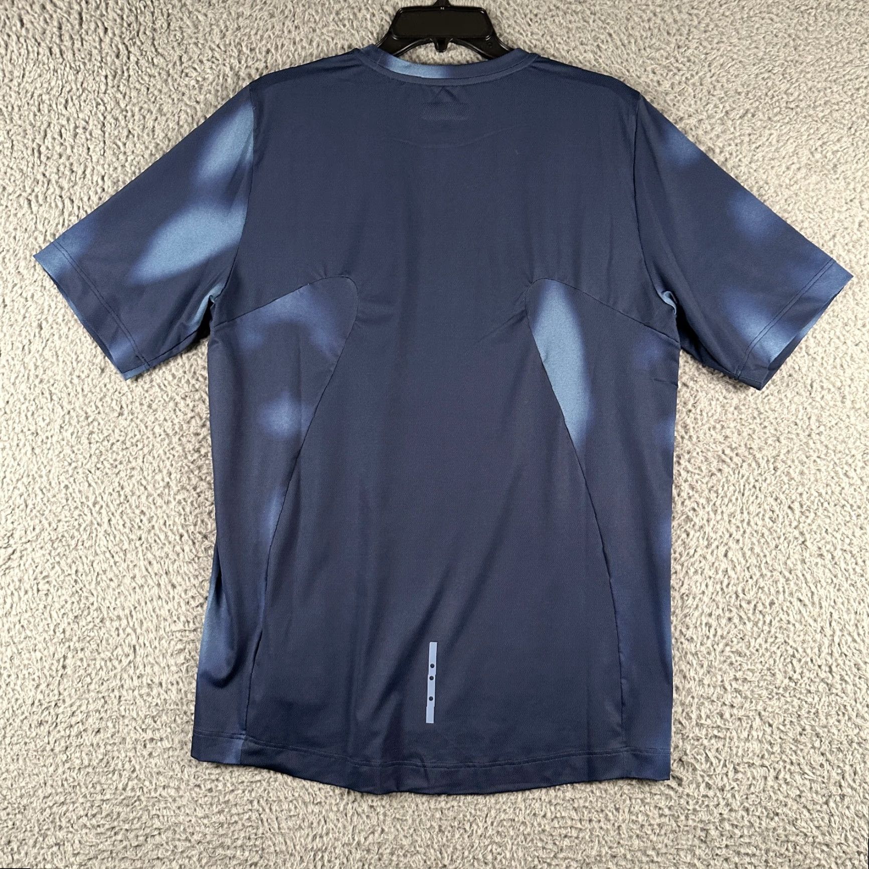 Vintage There Was One Performance Shirt Mens Medium Blue Geometric Athletic Tee Size US M / EU 48-50 / 2 - 6 Thumbnail