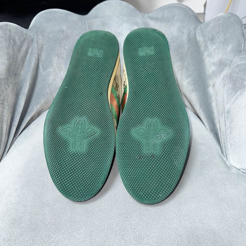 Gucci Gucci Screener Sneakers in Green and Beige - Size US 8.5 / EU 41-42 - 4 Thumbnail