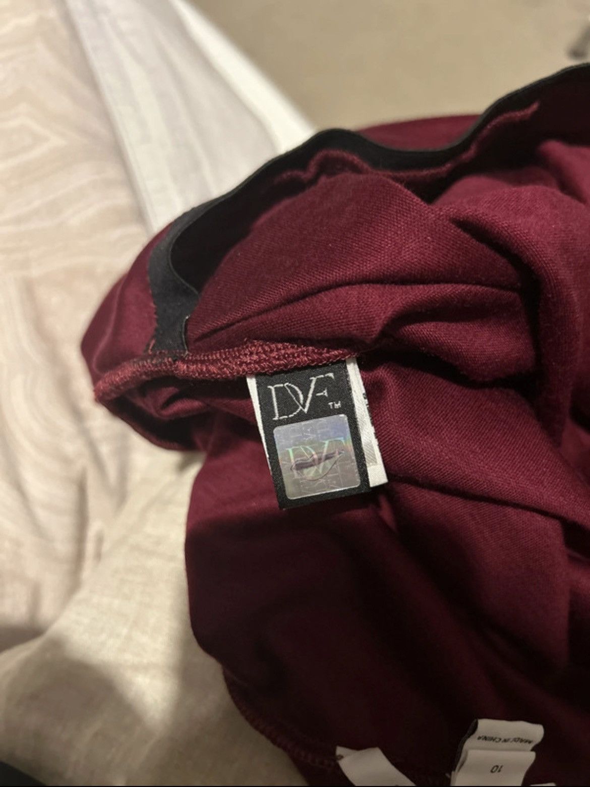 Diane von Furstenberg Diane von Fürstenberg burgundy evening dress Size M / US 6-8 / IT 42-44 - 5 Thumbnail