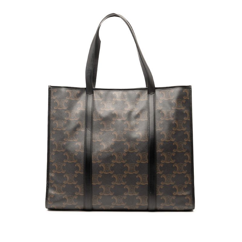 Celine CELINE Triomphe PVC Leather 2way Tote Bag Plastic / Synthetic Tote Bag DUTY FREE for USA