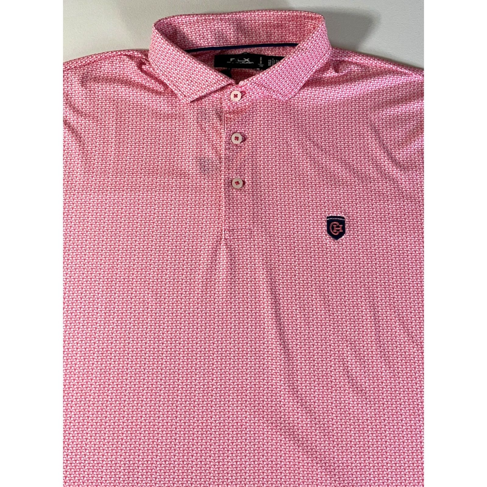 Ralph Lauren NWT Ralph Lauren RLX Polo Golf Shirt Men Pink Sz L Size US L / EU 52-54 / 3 - 4 Thumbnail