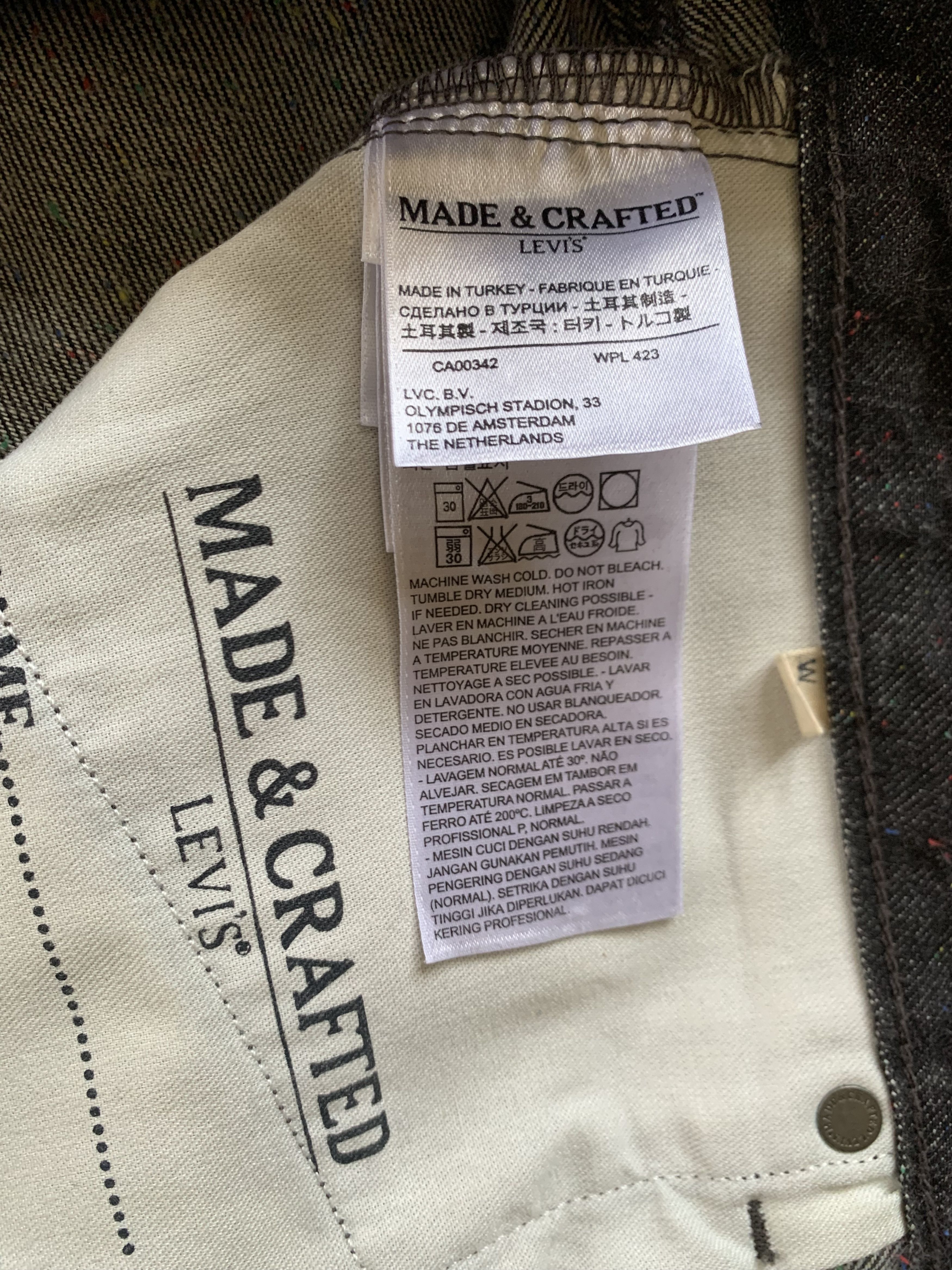 Levi's × Levi's Made & Crafted × Levi's Vintage Clothing Levi's Made & Crafted Tack Slim Dark Grey Jeans Size US 34 / EU 50 - 13 Thumbnail