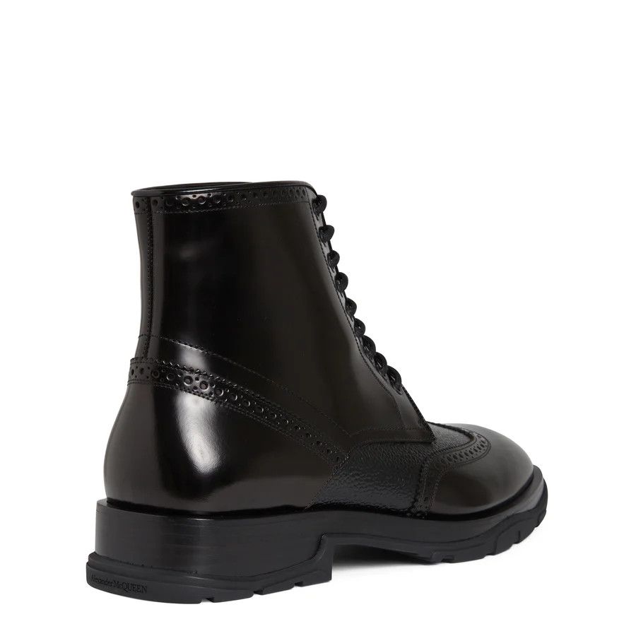 Alexander McQueen o1y1024 Ankle Boots in Black Size US 7 / EU 40 - 3 Thumbnail