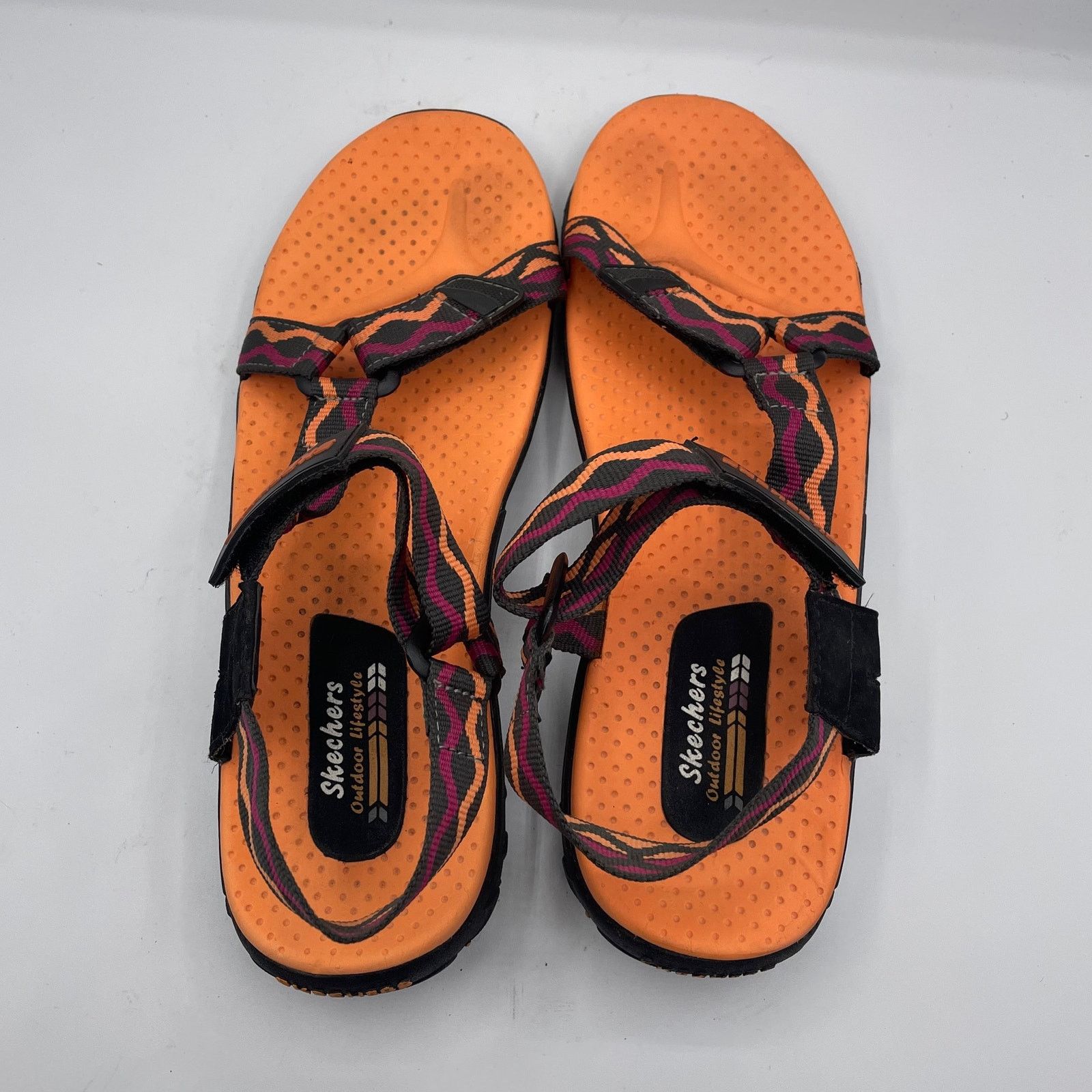 SKECHERS Skechers Reggae Outdoor Lifestyle Slingback Sandals Black 10 Size US 10 / IT 40 - 7 Thumbnail