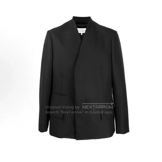Maison Margiela Maison Margiela Collarless destructive suit jacket Size US M / EU 48-50 / 2 - 7 Thumbnail