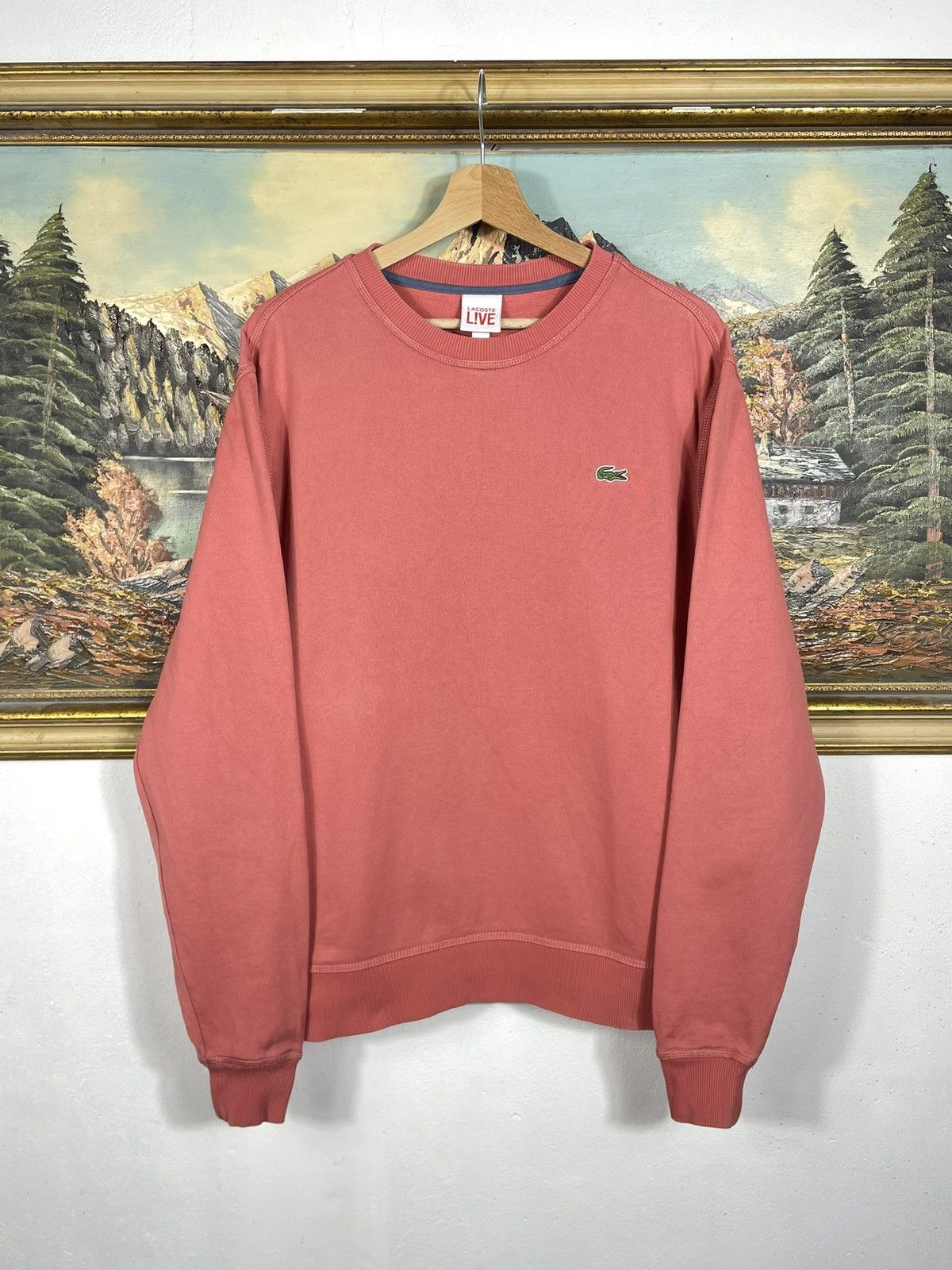 Lacoste × Vintage Lacoste Small Logo Sweatshirt Crewneck Sweater Streetwear Size US XL / EU 56 / 4 - 1 Thumbnail