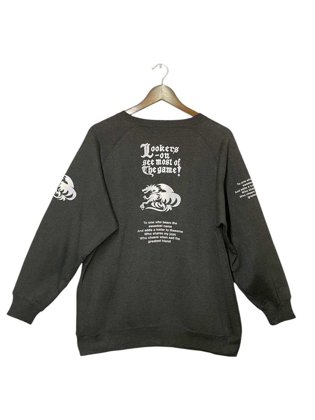 Vintage Draco print logo crewneck sweatshirt Size US L / EU 52-54 / 3 - 10 Thumbnail
