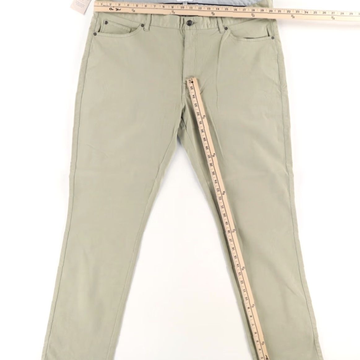 Peter Millar Peter Millar Stretch Ultimate Sateen 5 Pocket Pants Tea Leaf Mens 40 Chino Slim Size US 40 / EU 56 - 3 Thumbnail