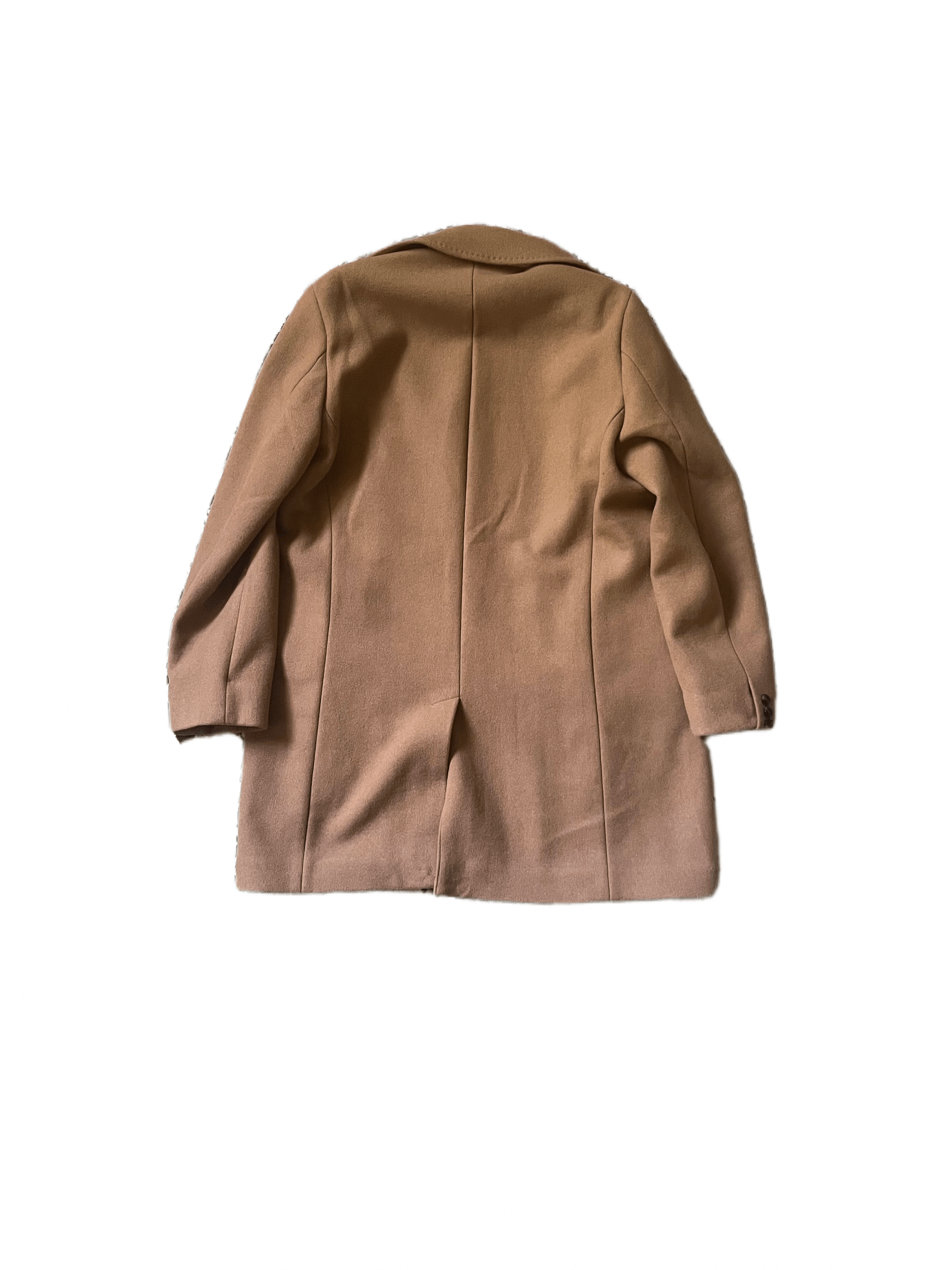 RW&CO. RW&CO Camel Wool Heavy Topcoat Overcoat Size US S / EU 44-46 / 1 - 3 Thumbnail