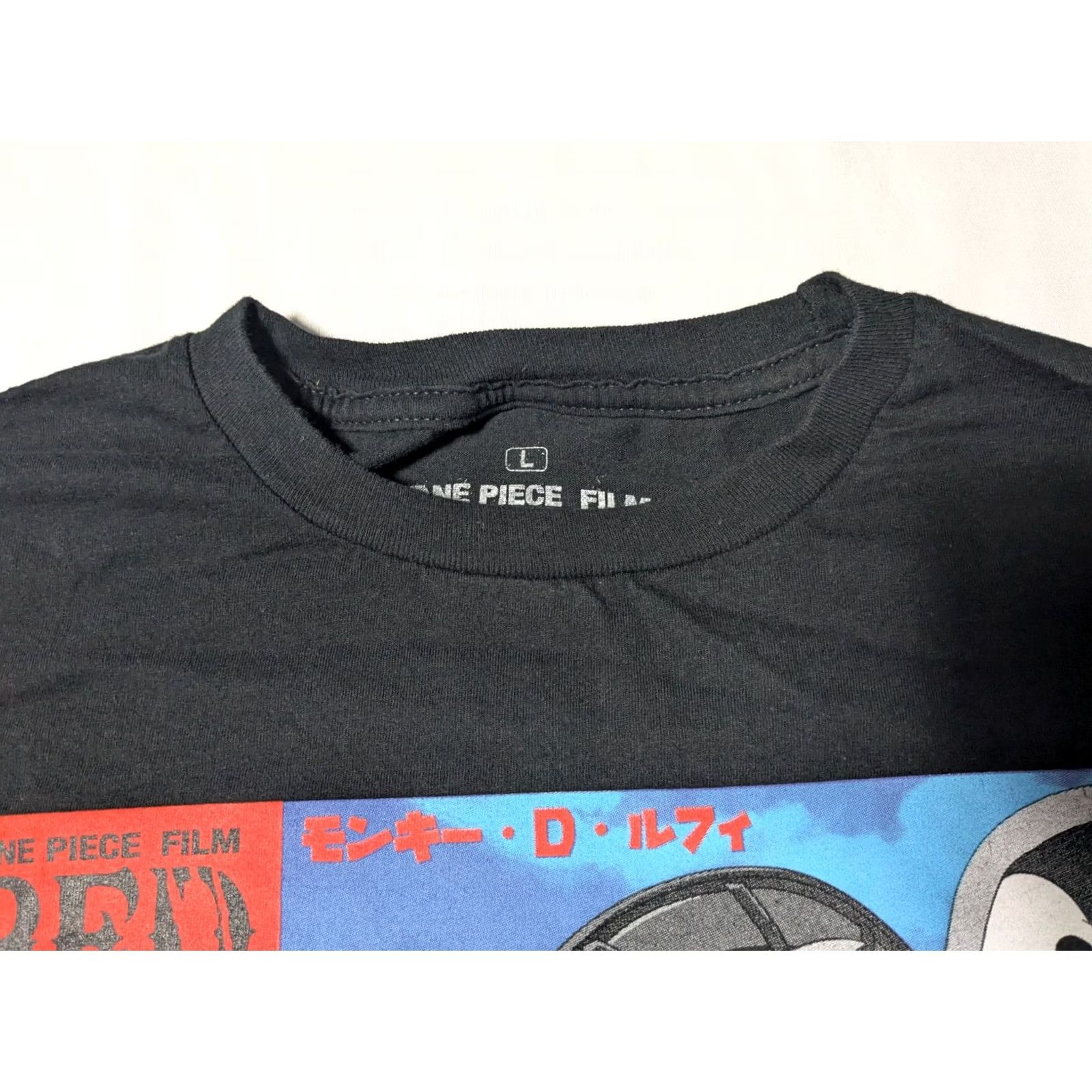 Ripple Junction One Piece Film RED Monkey D. Luffy Men Large Black Ripple Junction T-Shirt Size US L / EU 52-54 / 3 - 4 Thumbnail