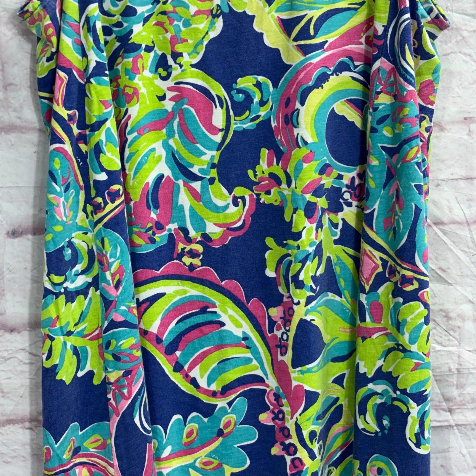 Other Lilly Pulitzer Poppy Scoop Neck Tank Dress Size XXS Size XXS / US 00 / IT 34 - 4 Thumbnail