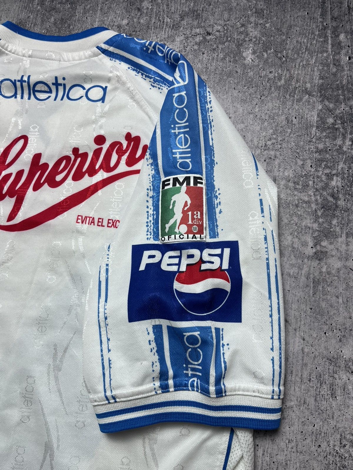 Vintage Vintage 1999/2000 Puebla FC Home Atletica Jersey Size XL Size US XL / EU 56 / 4 - 14 Thumbnail