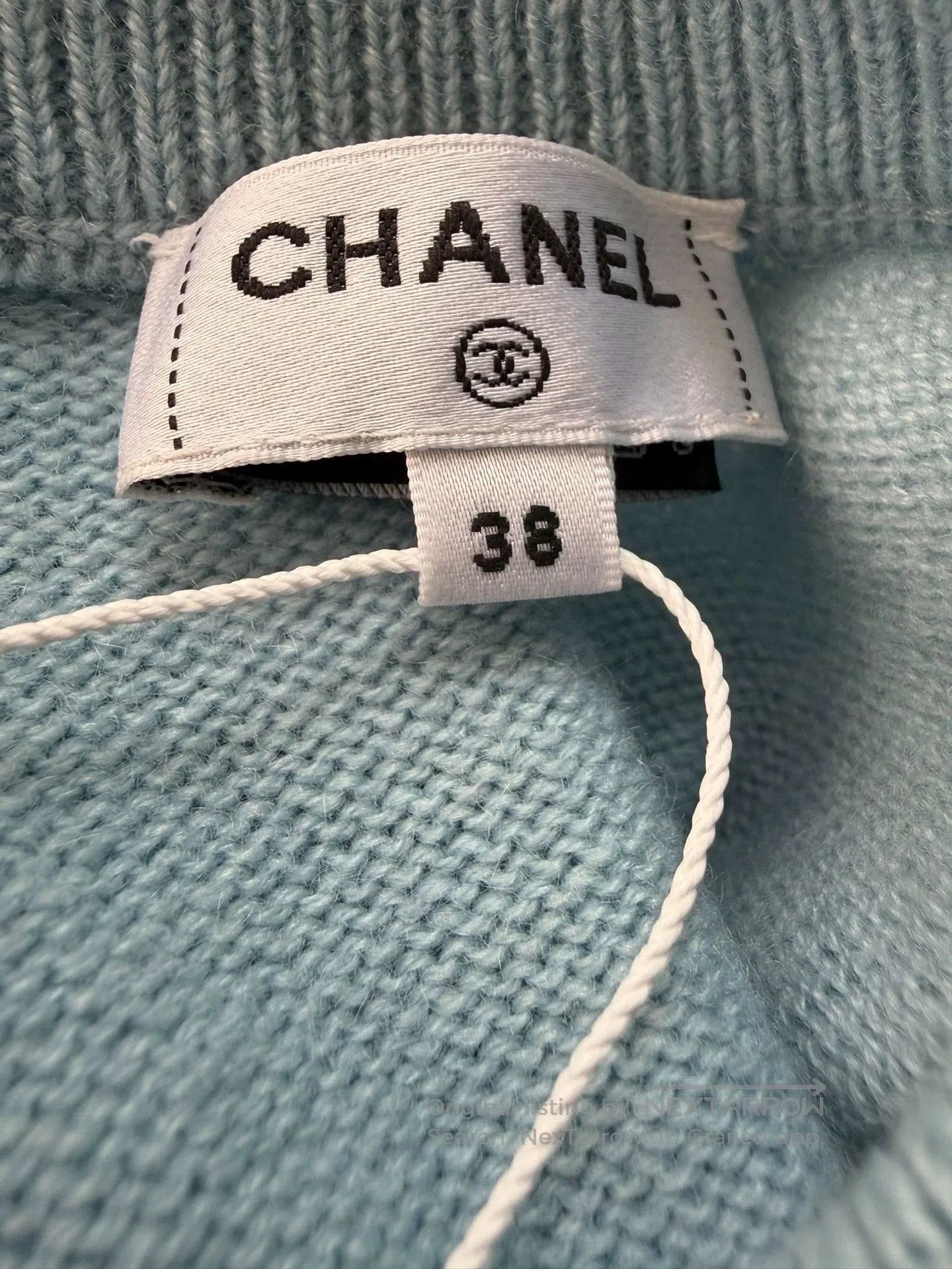 Chanel Chanel 25S Blue Cashmere Cardigan. Size US S / EU 44-46 / 1 - 4 Thumbnail