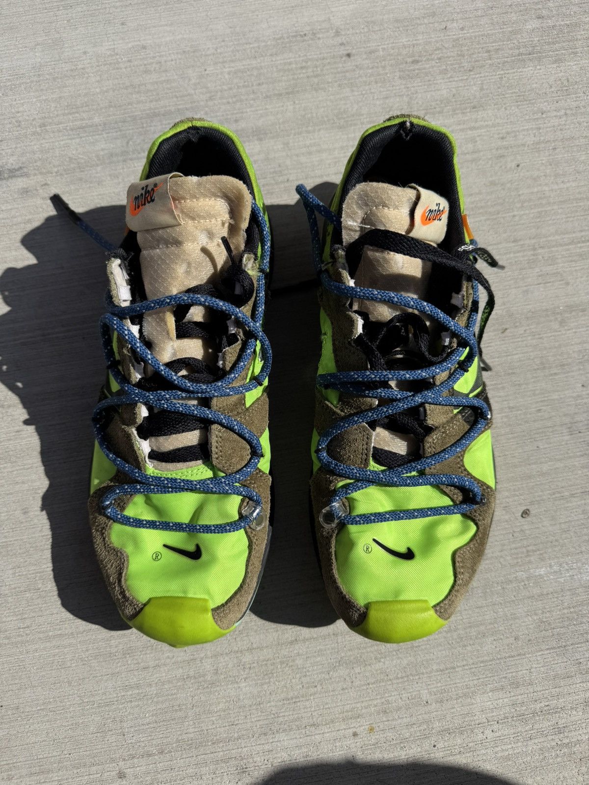 Off-White OFF-WHITE X NIKE ZOOM TERRA KIGER 5 ELECTRIC GREEN 7M 8.5W Size US 8.5 / IT 38.5 - 3 Thumbnail