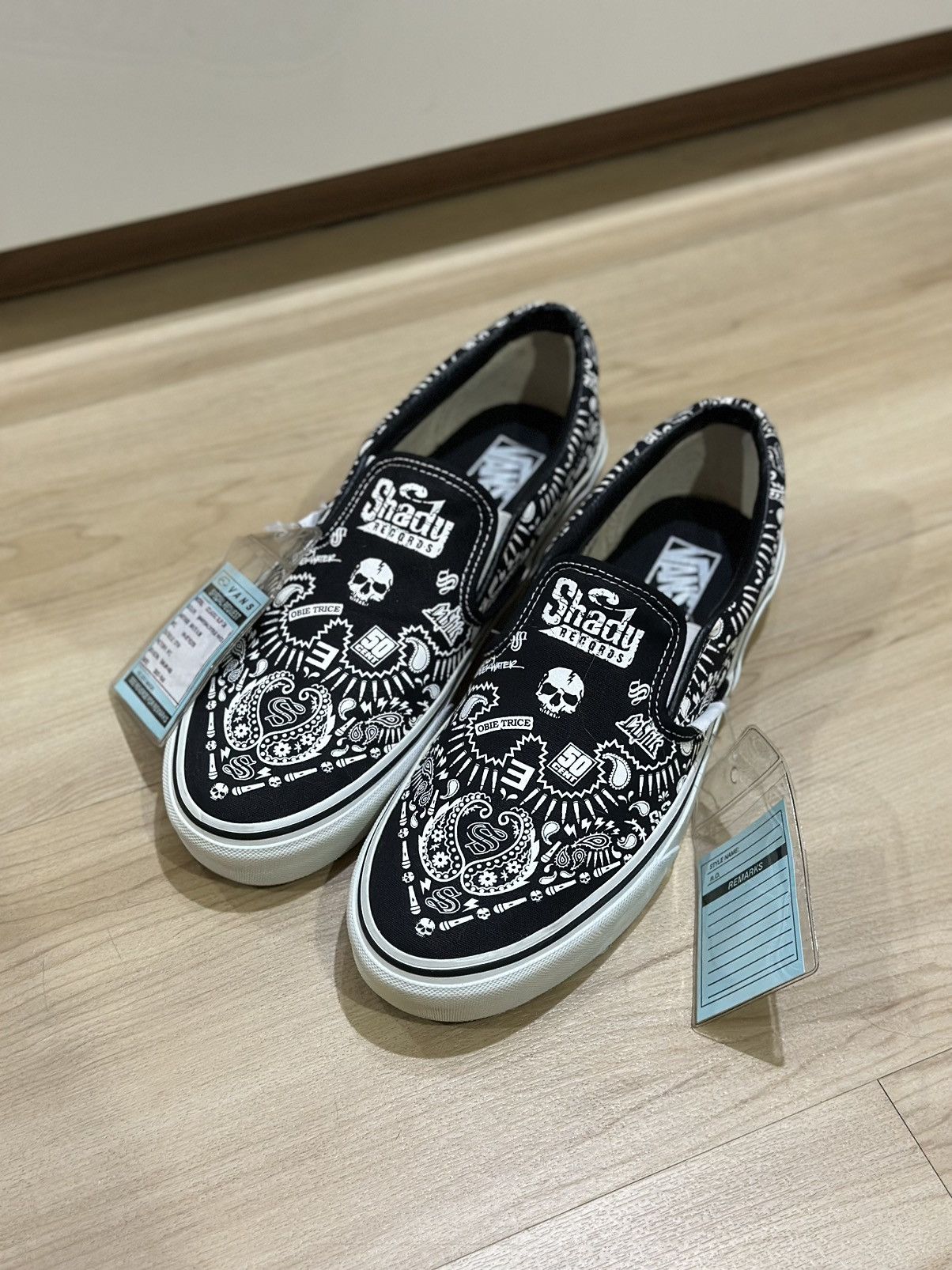50 Cent × Eminem × Vans Vans slim shady records slip on sample Size US 9.5 / EU 42-43 - 1 Thumbnail