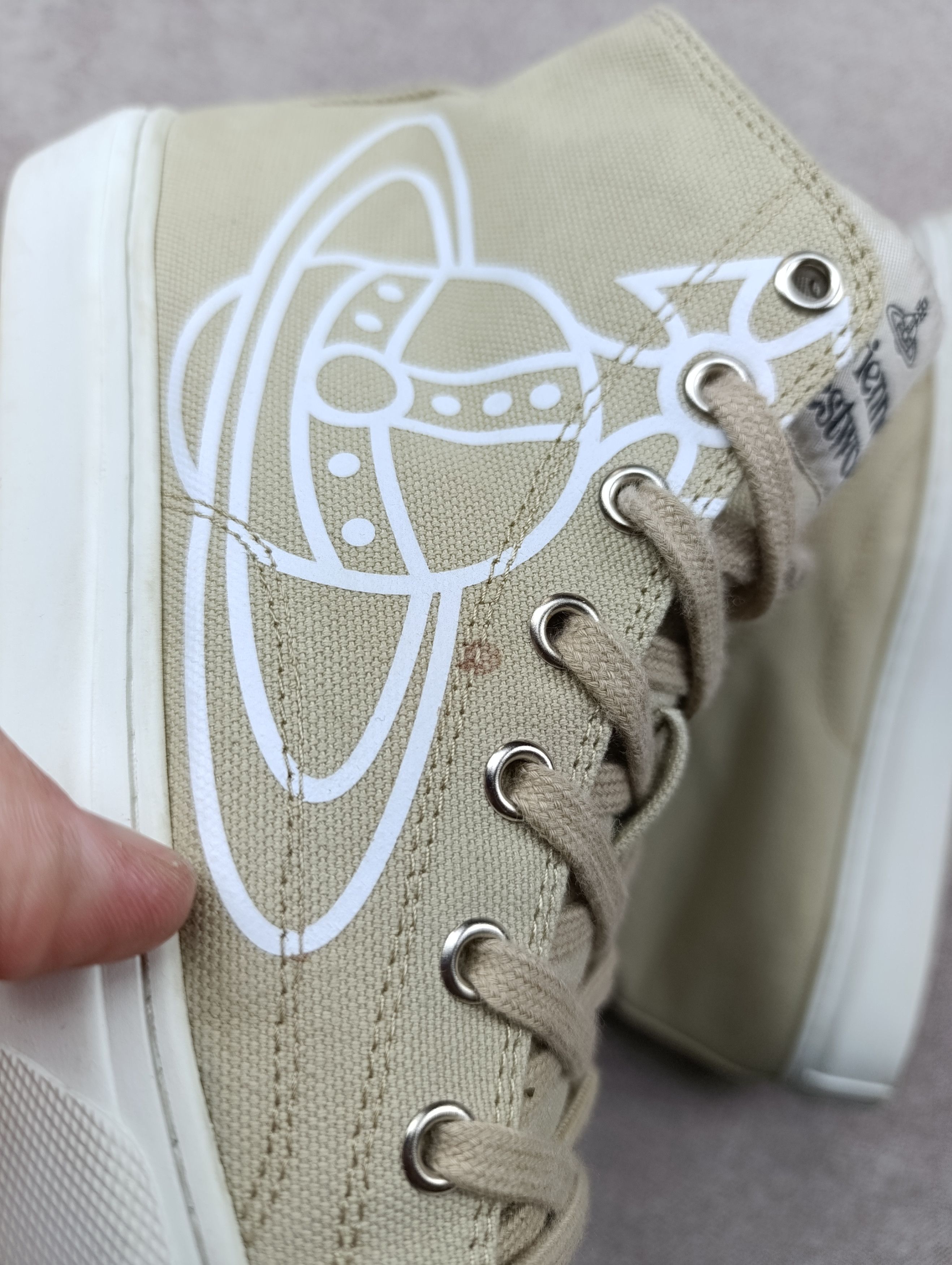 Vivienne Westwood Vivienne Westwood Womens Hi-Top Sneakers Streetwear Size 39 Size US 9 / IT 39 - 5 Thumbnail