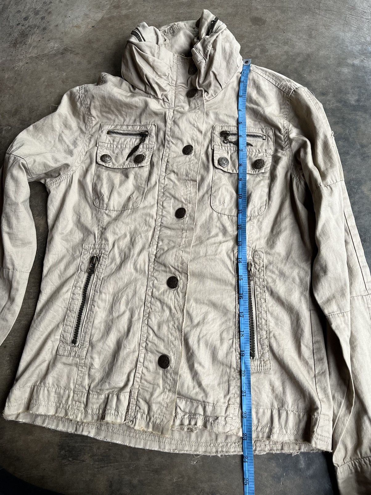 14th Addiction × If Six Was Nine × Le Grande Bleu (L.G.B.) JAPANESE CORNFLAKE BONO GOA STYLE JACKET GOTHIC PUNK STYLE Size US S / EU 44-46 / 1 - 9 Thumbnail