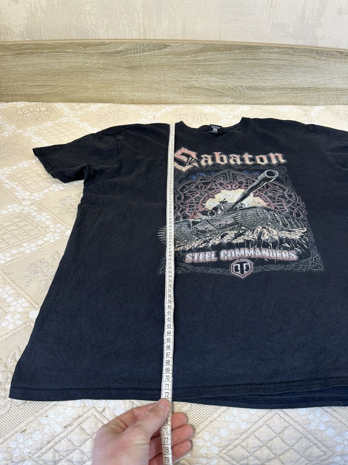 Band Tees 🔥 Sabaton Steel Commanders World of Tanks Vintage T Shirt Size US XL / EU 56 / 4 - 11 Thumbnail