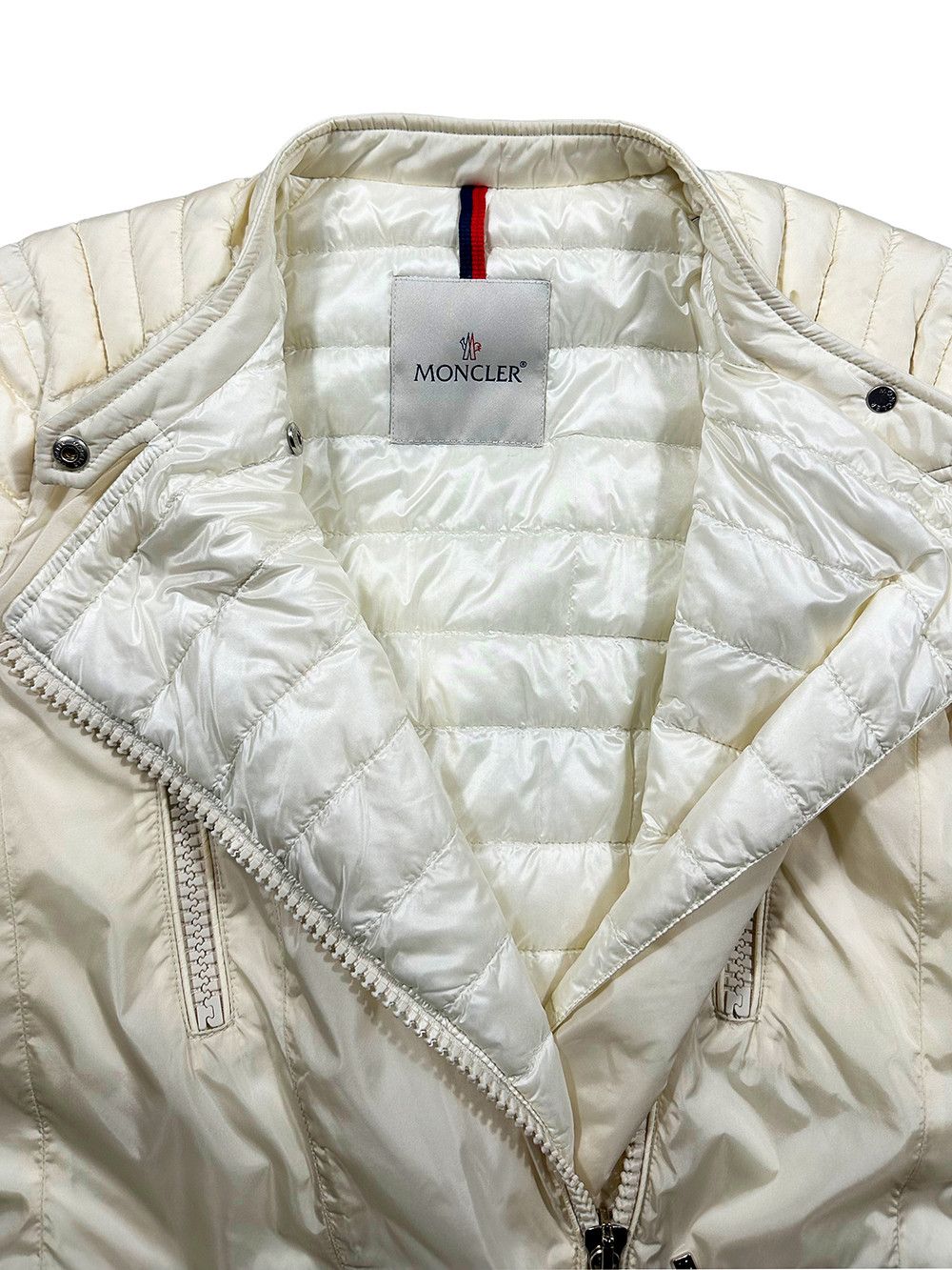 Moncler Moncler Nylon Biker Jacket Size M / US 6-8 / IT 42-44 - 8 Thumbnail