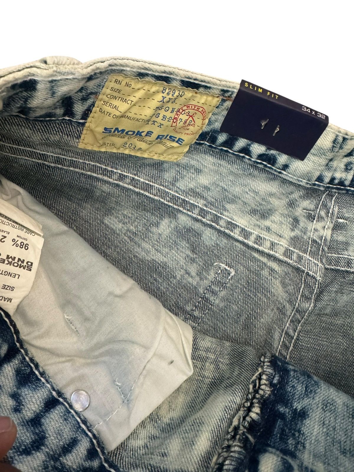 Smoke Rise Men jeans Size US 34 / EU 50 - 4 Thumbnail