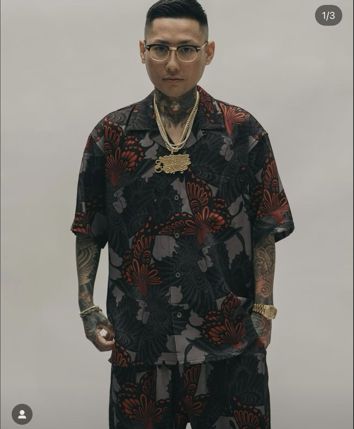 Japanese Brand Gakkin budspool Hawaiian shirt L Size US L / EU 52-54 / 3 - 1 Thumbnail