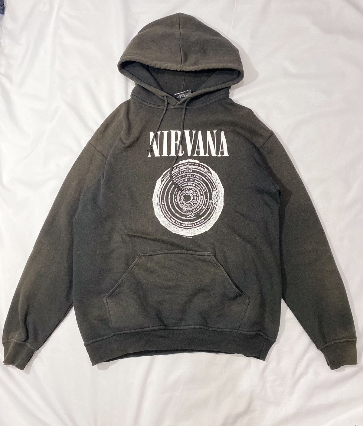 Vintage Vintage 1996 Nirvana Vestibule SunFaded Hoodie Promodoro Tag Size US M / EU 48-50 / 2 - 1 Thumbnail