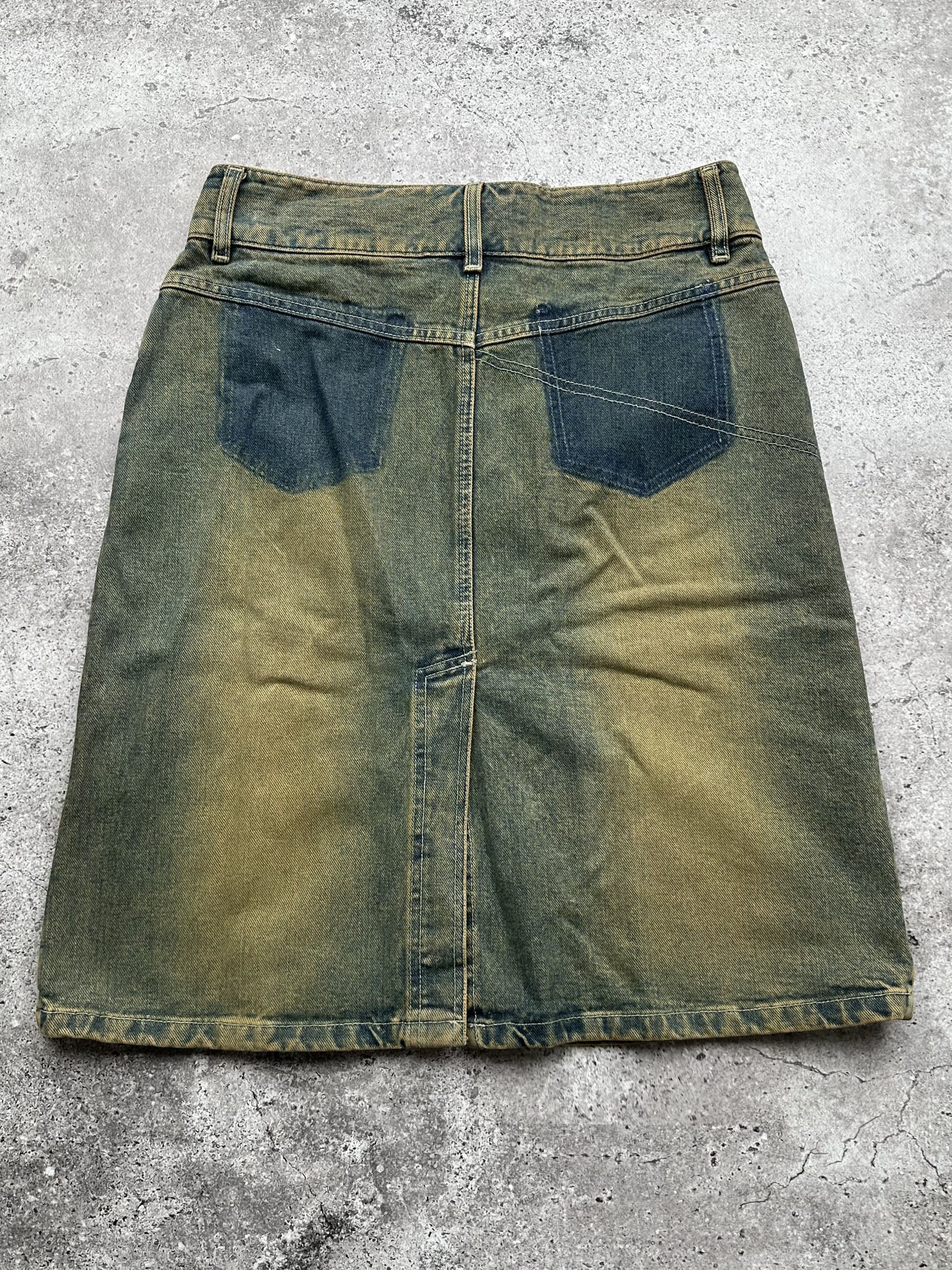 Japanese Brand Vintage Faded Skirt C256(V525) Size 28" / US 6 / IT 42 - 4 Thumbnail