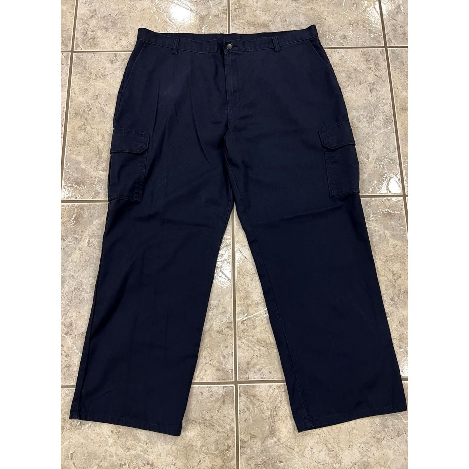 Dickies Dickies GP3038DN Mens 42x30 Cargo Pants Work Pant Relaxed Straight Twill Canvas Blue Cargo Pockets Size US 42 / EU 58 - 5 Thumbnail