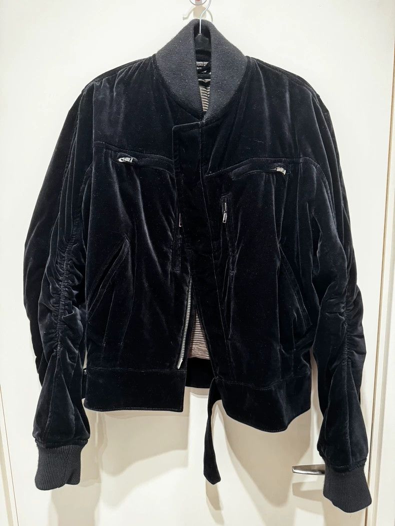Haider Ackermann Haider AckermannBlack Velvet jacket 2503-Nextarrow Size US M / EU 48-50 / 2 - 1 Thumbnail