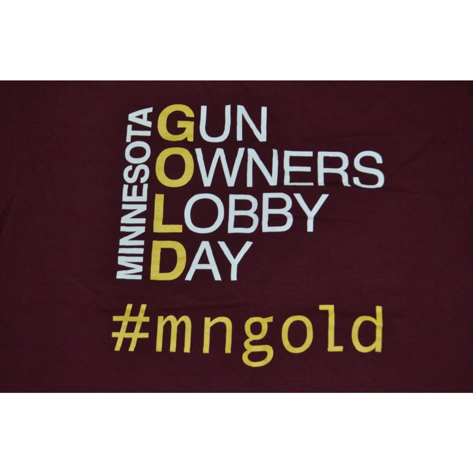 Vintage VINTAGE Minnesota Gun Owners Civil Rights Alliance T Shirt XL MN Gold Lobby Day 2nd Amd Size US XL / EU 56 / 4 - 3 Thumbnail
