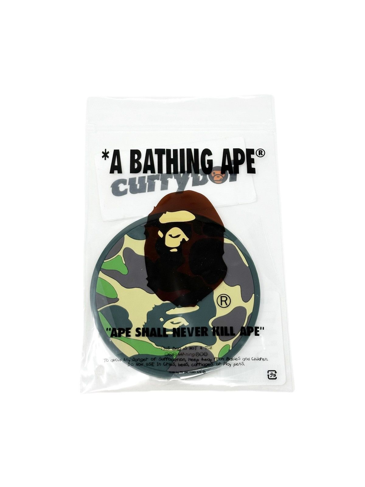 Bape BAPE ABC Camo Rubber Coaster Green Size ONE SIZE - 4 Thumbnail