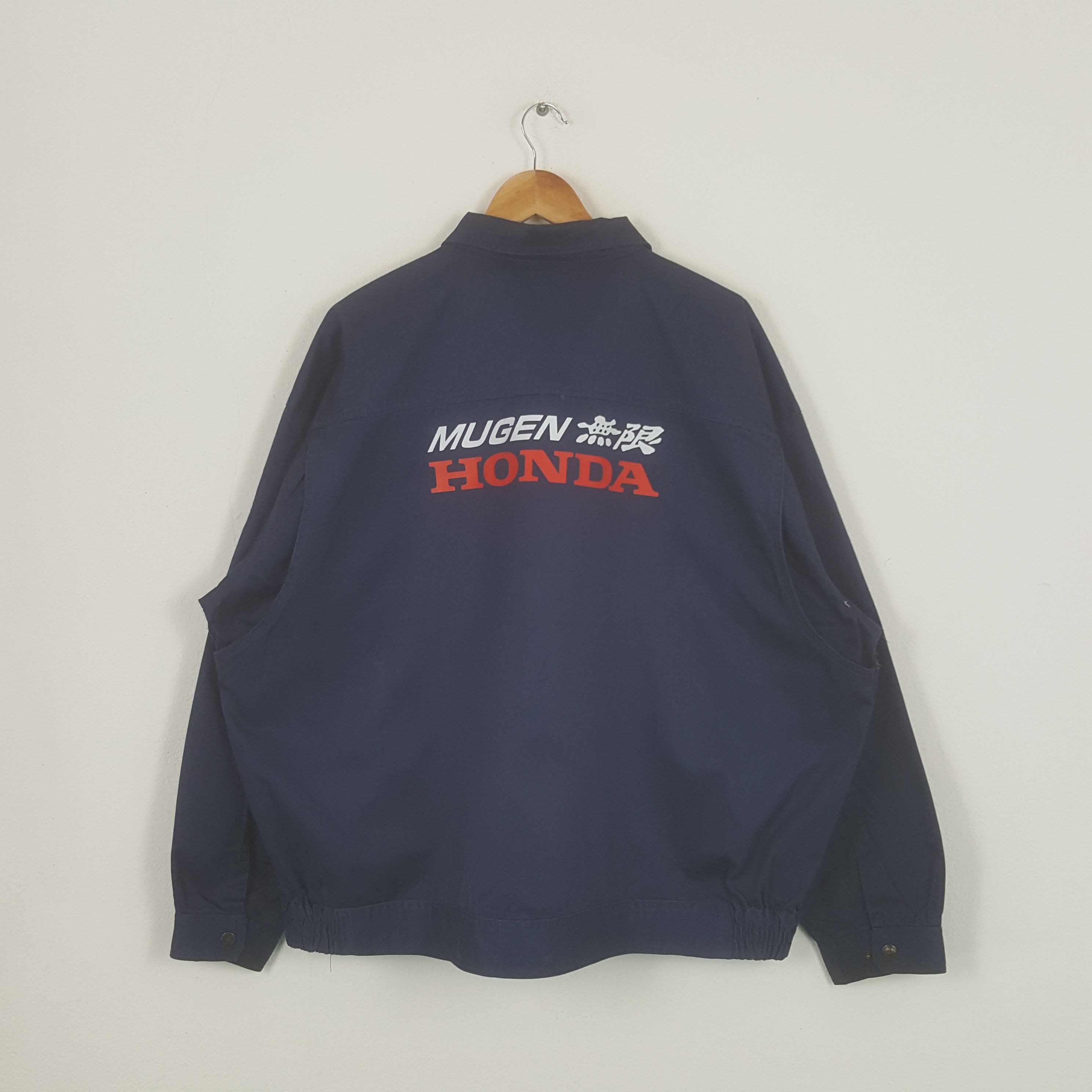 Vintage HONDA Mugen Japanese Racing Team Custom Logo Jacket