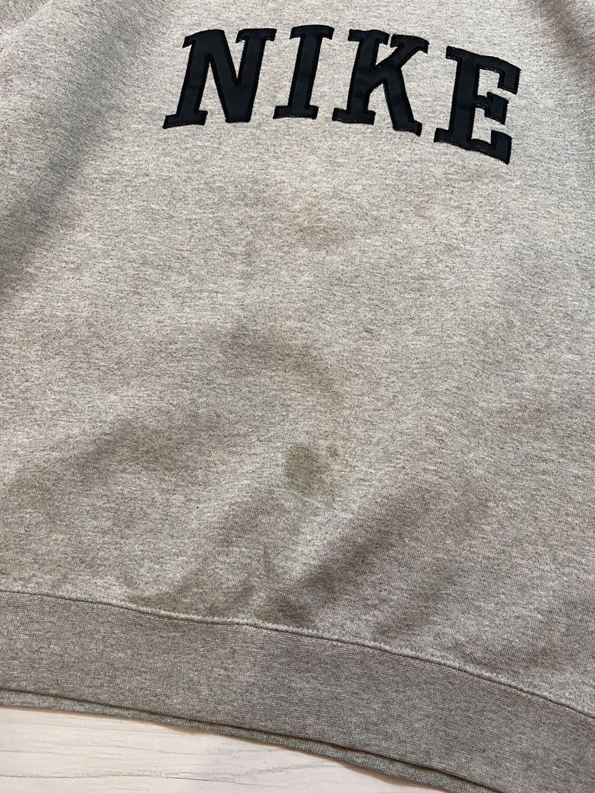Nike Vintage 90’s Nike Big Logo drill y2k oversize sweatshirt Size US XL / EU 56 / 4 - 6 Thumbnail
