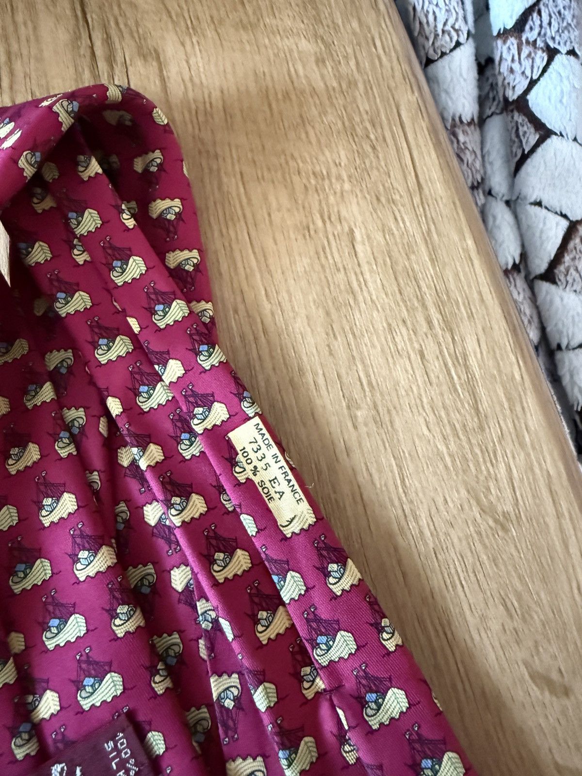 Hermes Vintage Hermes Tie Size ONE SIZE - 6 Thumbnail