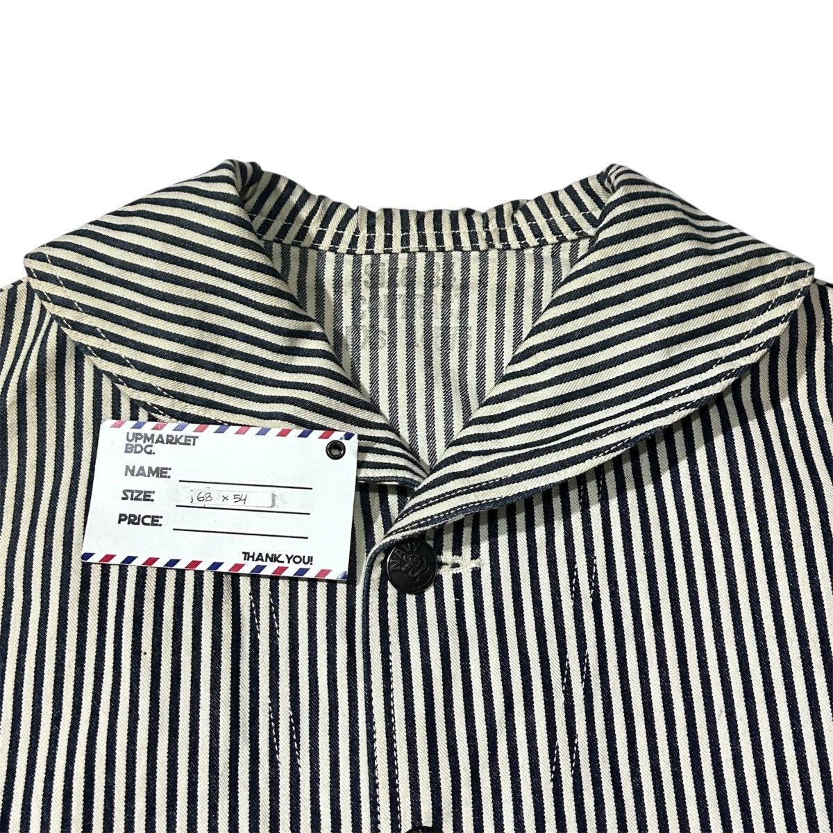 Buzz Rickson's LIKE NEW! Buzz Rickson’s Navy WWII Utility Hickory Jacket Size US S / EU 44-46 / 1 - 3 Thumbnail